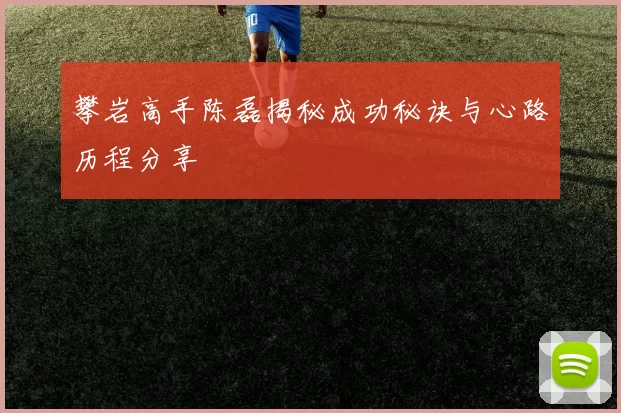 攀岩高手陈磊揭秘成功秘诀与心路历程分享