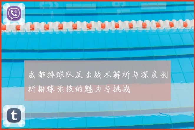 成都排球队反击战术解析与深度剖析排球竞技的魅力与挑战