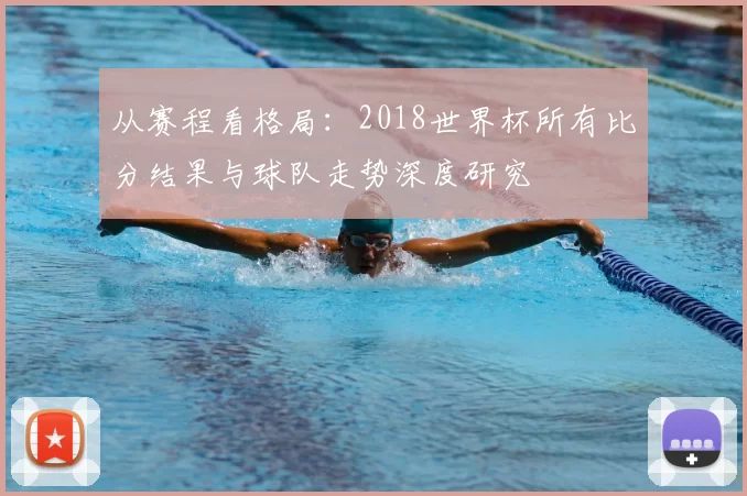 从赛程看格局:2018世界杯所有比分结果与球队走势深度研究
