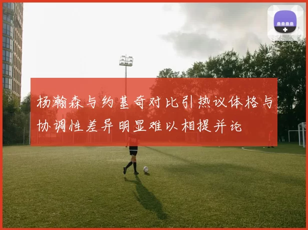 杨瀚森与约基奇对比引热议体格与协调性差异明显难以相提并论